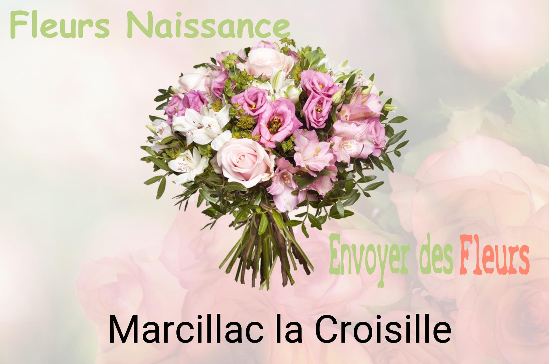 Bouquet de fleurs de naissance livré à Marcillac-la-Croisille