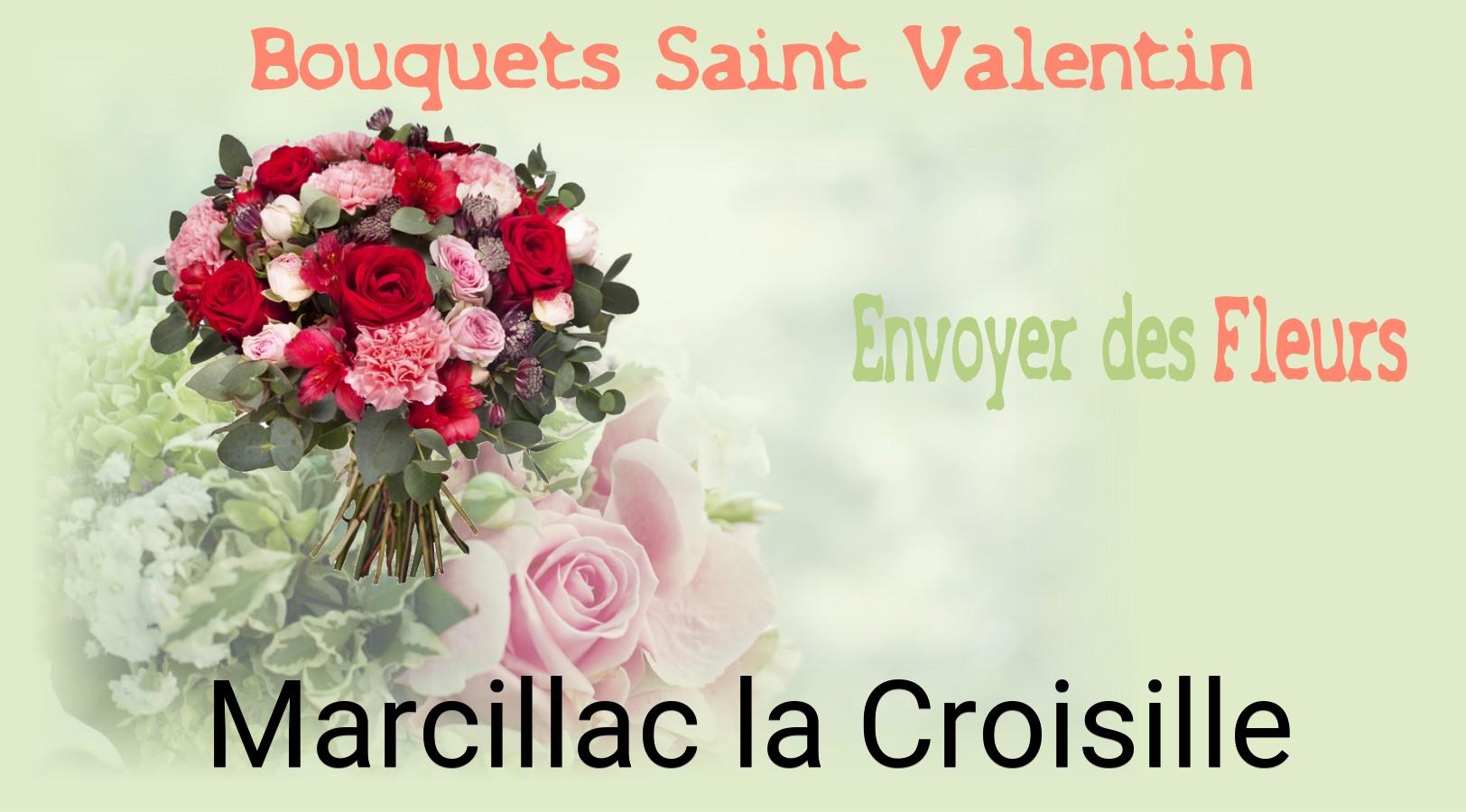 Roses de Saint-Valentin livrées à Marcillac-la-Croisille
